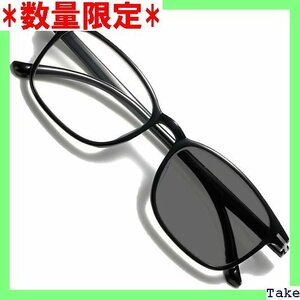 ☆人気商品 LACCL ラクル ブルーライトカット サングラス 調光メガネ 3イン1 軽量 伊達眼鏡 メンズ 度なし UV 135