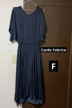 美品　Cardo Fabrica　ロングワンピース　ドレス　f ネイビー