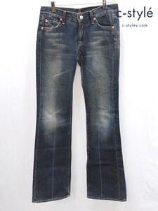 J531 [人気] SEVEN FOR ALL MANKIND セブンフォーオールマンカインド ブーツカットデニムパンツ 26 インディゴ U0705004U-G | G★