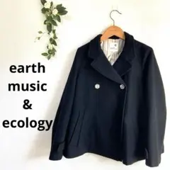 earth music&ecology Pコート ピーコート　Mサイズ　ブラック