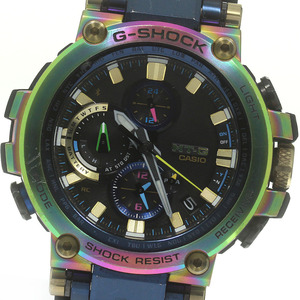 カシオ CASIO MTG-B1000RB-2AJR G-SHOCK MT-G 20周年記念限定モデル レインボーIP ソーラー電波 メンズ 良品 箱・保証書付き_840042