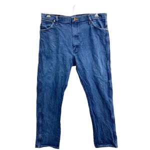 Wrangler カウボーイ ロングパンツ W40 ラングラー 13MWZ ビッグサイズ ブルー コットン メキシコ製 古着卸 アメリカ仕入 2412-261