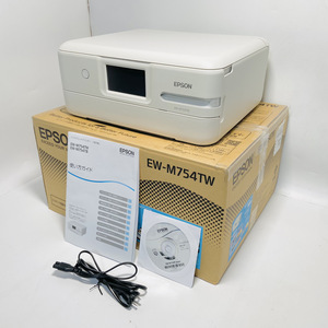 【A6114】エプソン EPSON インクジェット複合機 プリンター EW-M754TW