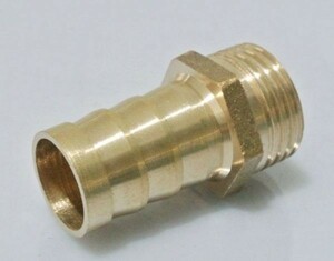 井戸　手押しポンプ用　ホース接続金具　本体とホース接続用　真鍮製　水槽　ポンプ