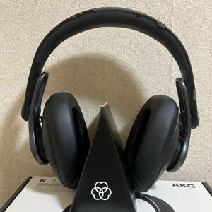 美品 箱付き ケーブル付き ジャンク DJ モニターヘッドフォン K371-Y3 コンパクト 高音質 monitor AKG