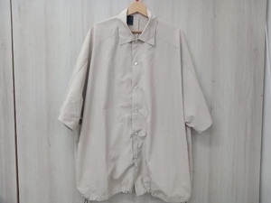 N Hoolywood 半袖シャツ COMPILE HALH SLEEVE BIG SHIRT 2241S12012 エヌハリウッド　ベージュ　サイズ38 店舗受取可