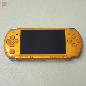 動作品 PSP プレイステーション ポータブル 本体のみ PSP-3000 ブライト・イエロー BRIGHT YELLOW ソニー SONY【PP