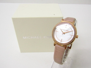 MICHAEL KORS マイケルコース MK-2663 クォーツ腕時計 レザーベルト♪AC21456