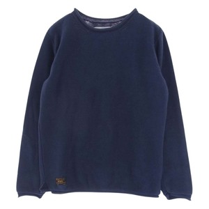 WTAPS ダブルタップス 15SS 151MADT-KNM01 AVANT SWEATER WOOL アバント セーター コットン ニット ネイビー系 1【中古】