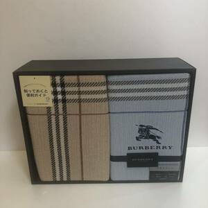 【送料無料】BURBERRY/バーバリー/正規品/新品未使用/タオルケット/2枚セット/ホースマーク刺繍/西川産業株式会社(Y37)