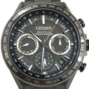 美品 CITIZEN シチズン ATTESA アテッサ エコドライブ 腕時計 CC4014-62E GPS衛星 電波ソーラー サテライトウエーブ チタン 箱付 動作OK