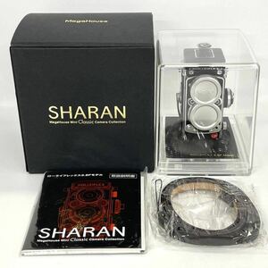 【5K151】1円スタート SHARAN ROLLEIFLEX 2.8F SHARAN MEGAHOUSE AZONON f=15mm 1:5.6 シャラン ローライフレックス ミニカメラ 箱付き