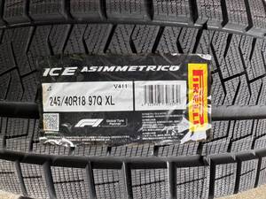 屋内保管 2020年製 ピレリ アイス アシンメトリコ 245/40R18 97Q XL 245/40-18 スノー スタッドレス タイヤ 未使用 新品 No.4