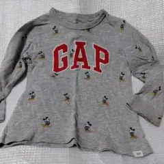 100サイズ　Gap ミッキー長Tシャツ