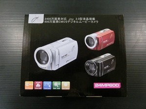 ♪♪ジョワイユ　ビデオカメラ　シルバー　JOYEUX 24MEGA PIXEL FULLHD DIGITAL MOVIE CAMERA　JOY-D600 ⑥【5L22】♪♪