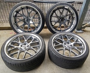 ４個口発送 Weds MAVERICK 1307M 21×9J+31 21×9.5J+29 PCD114.3 5H NITTO NT555 G2 245/35R21