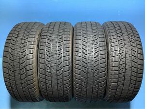 225/55R18 19年　　　　　　　 ブリヂストン BLIZZAK DM-V3 中古タイヤ４本　　　　 スタッドレスタイヤ