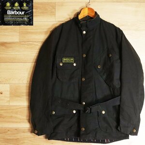 A7R/R9.2-2　90s　イギリス製　Barbour　バブアー　INTERNATIONAL SUIT　インターナショナルスーツ　オイルドジャケット　ユーロ古着