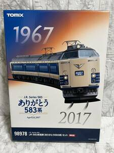 【限定品！新品未走行！】(N) 98978 JR 583系電車 (ありがとう583系) 6両セットTOMIX Nゲージ トミックス 