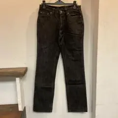 【美品】 LOUNGE LIZARD ブラックデニムパンツ