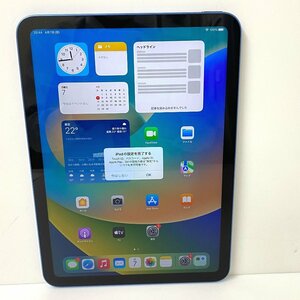 【送料無料】Apple アップル iPad 第10世代 64GB ブルー MPQ13J/A 中古 ※難あり【Ae472781】