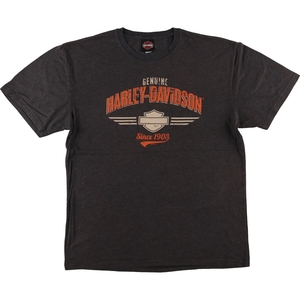 古着 ハーレーダビッドソン Harley-Davidson モーターサイクル バイクTシャツ メンズXL相当 /eaa437557