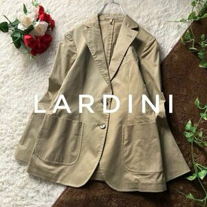 ラルディーニ　定番　コットンジャケット　テーラードジャケット　イタリア製　レディース　40サイズ　LARDINI