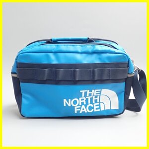 ★THE NORTH FACE/ザノースフェイス ショルダーバッグ ライトブルー×ダークネイビー/斜め掛け/肩掛け/NMJ81700&1895700953