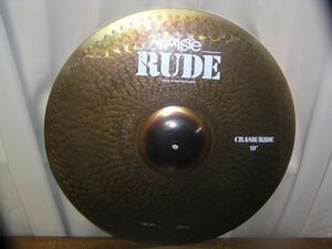 ★貴重品！パイステ　Paiste　RUDE　クラッシュライド19インチ　中古品