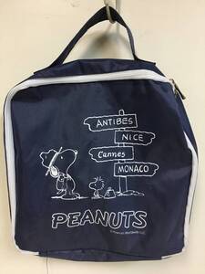 A1695　かばん　バッグ　スヌーピー　トラベルケース　ジェラートピケ　PEANUTS BRAND MOOK いつでも一緒! SNOOPY付録