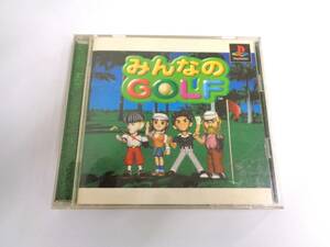 プレステ　ゲームソフト　みんなのGOLF　プレイステーション