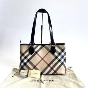 Burberry バーバリー ロンドン ノバチェック トートバッグ 肩掛け