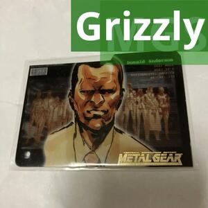 METAL GEAR SOLID TRADING CARD No.036 GRIZZLY　ドナルド・アンダーソン　ドナルドアンダーソン 