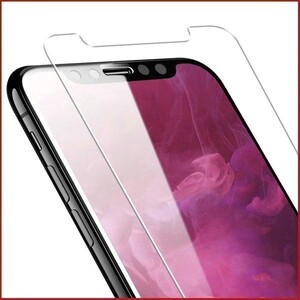 iPhone 11 PRO MAX ガラスフィルム 2個セット 強化ガラス 3D Touch対応 透過率99% 硬度9H 保護フィルム 1ヶ月保証「GLASS-i11ProMax.Dx2」