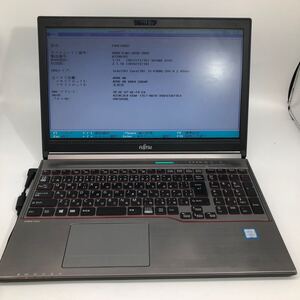 ジャンク品　 富士通 LIFEBOOK E756/P i5 6300U 4GB 128GB ノートパソコン　15.6インチ　BIOSOK【関西出荷】⑨