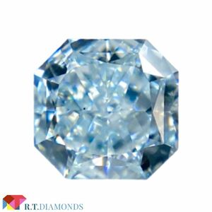 最新GIA！FANCY GREEN BLUE 0.43ct SQ/RT1789/GIA