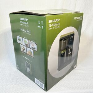 【未使用】SHARP シャープ　お茶メーカー　TE-GS10A-B ヘルシオ HEALSIO お茶プレッソ　グリーン系　新品・保管品