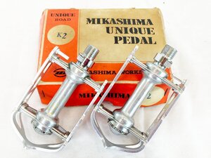 中古品 三ヶ島 ユニークペダル ロード K2 MIKASHIMA UNIQUE ROAD 自転車 MKS ユニークロード / 名古屋発11-156△