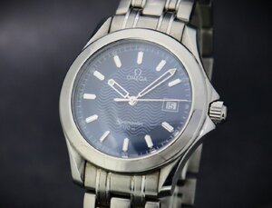 【行董】オメガ OMEGA シーマスター 120m Ref.2511.81 デイト サファイアガラス クォーツ ブランド腕時計 E396 XX000ABZ34