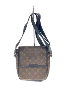 LOUIS VUITTON◆バスPM_モノグラム・マカサー_BRW/PVC/BRW