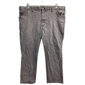 Dickies ワークパンツ W44 ディッキーズ ダックパンツ ビッグサイズ グレー 古着卸 アメリカ仕入 2405-1449