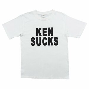 美品 KEN YOKOYAMA 横山 健 KEN SUCKS Tシャツ size S #18702 送料360円 pizza of death ピザオブデス ロック パンク ハイスタ