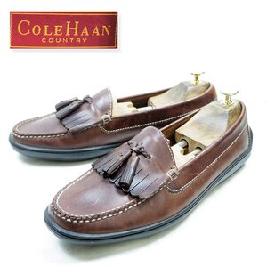 11M表記　29cm相当　COLE HAAN コールハン キルトタッセルローファー　革靴　レザーシューズ　ラバーソール/24.12.18/P2067