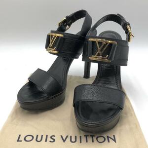 ［美品］LOUIS VUITTON ルイヴィトン　ホライゾンライン　プラットフォームサンダル　37.5 24cm相当