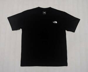 【中古・メンズL】ノースフェイス THE NORTH FACE ショートスリーブTシャツ 半袖 バックプリント カットソー ブラック　送料370円