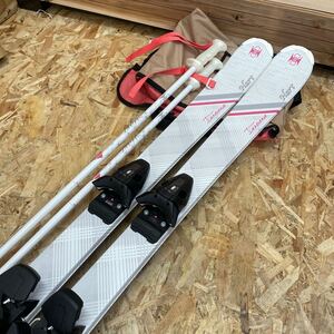 1TK 札幌市発 店頭引き取り歓迎 Hart 140cm スキー Innocence STD RC TEAM ビンディング付 ハート ピンク系 