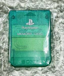 SONY PlayStation用メモリーカード スケルトン グリーン イエロー 2枚
