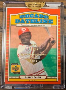 【2001 UPPER DECK】Special Olympics of Nevada 1 of 1 George Foster ジョージ・フォスター １枚限定【Masterpiece】