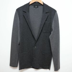 美品 ダンヒル dunhill ニットジャケット XS カーディガン テーラードジャケット