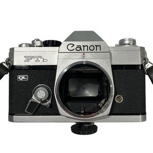 KS ジャンク品 Canon キャノン FTb QL LENS FD 55mm 1:1.2 一眼レフ フィルム カメラ レンズ シルバー ボディ 日本製 長期保管品